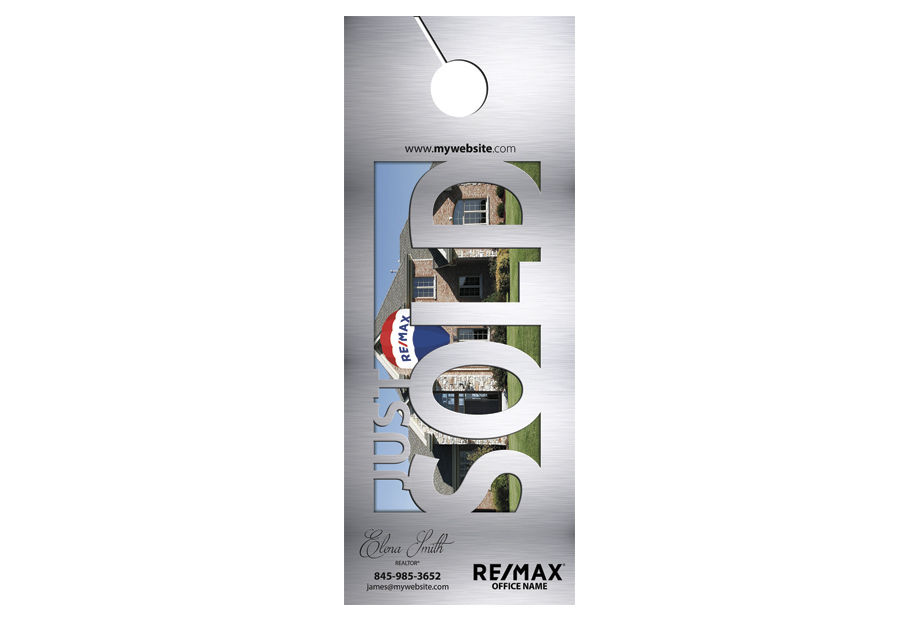 Remax Door Hangers, Remax Agent Door Hangers, Remax Realtor Door Hangers, Remax Office Door Hangers, Remax Broker Door Hangers