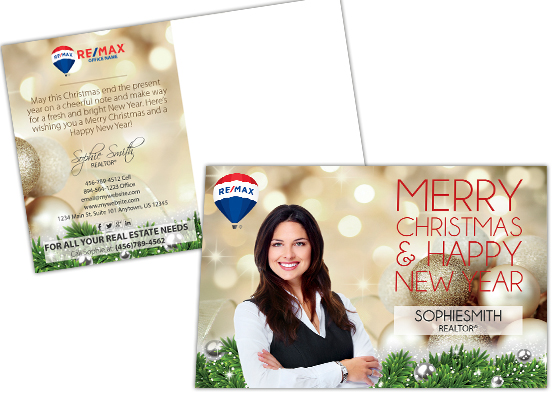Remax Holiday Postcards, Remax Christmas Postcards - Remax Business Card