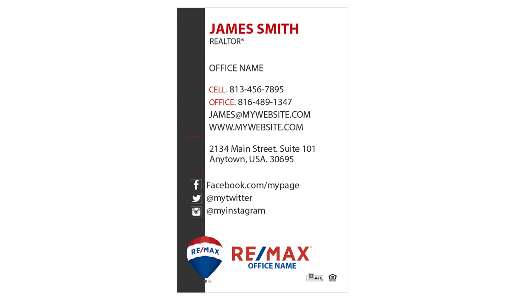 Remax Cards, Remax Business Cards, Remax Realtor Business Cards, Remax Agent Business Cards, Remax Office Business Cards, Remax Broker Business Cards