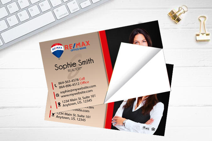 Remax Business Card Stickers, Remax Stickers